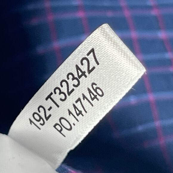 TOMMY BAHAMA Shirt Mens M Islandzone Newport Coast Tuscan Tattersall Check Blue - Picture 13 of 16